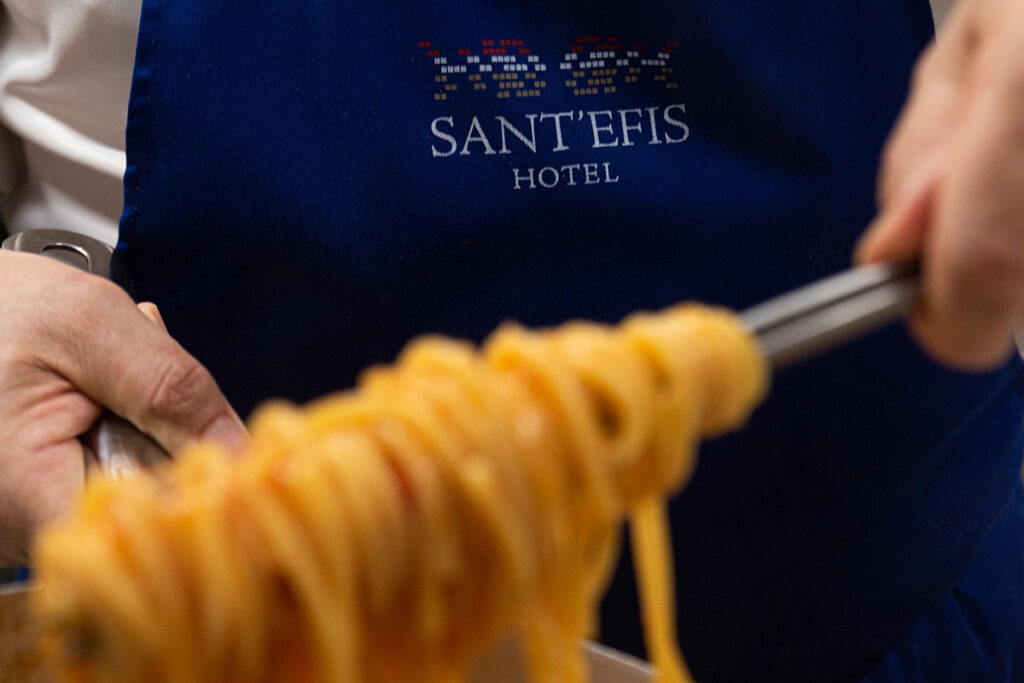 Panoramic sea view terrace at Don Carlo Restaurant near Nora South Sardinia