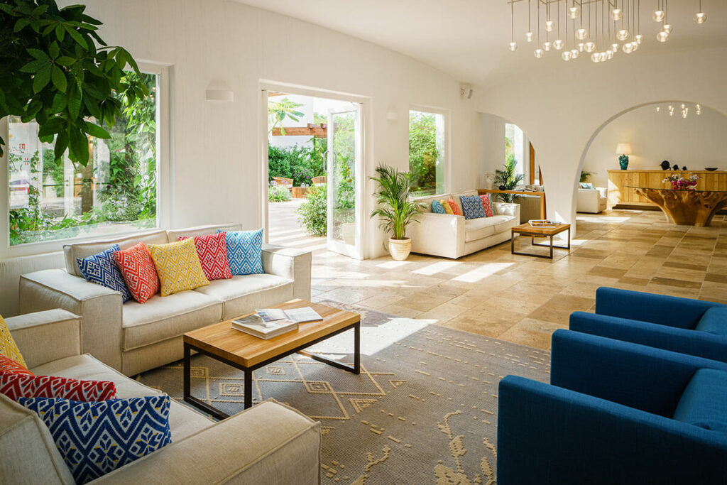 Sant'Efis Hotel luxury hall interior design Pula