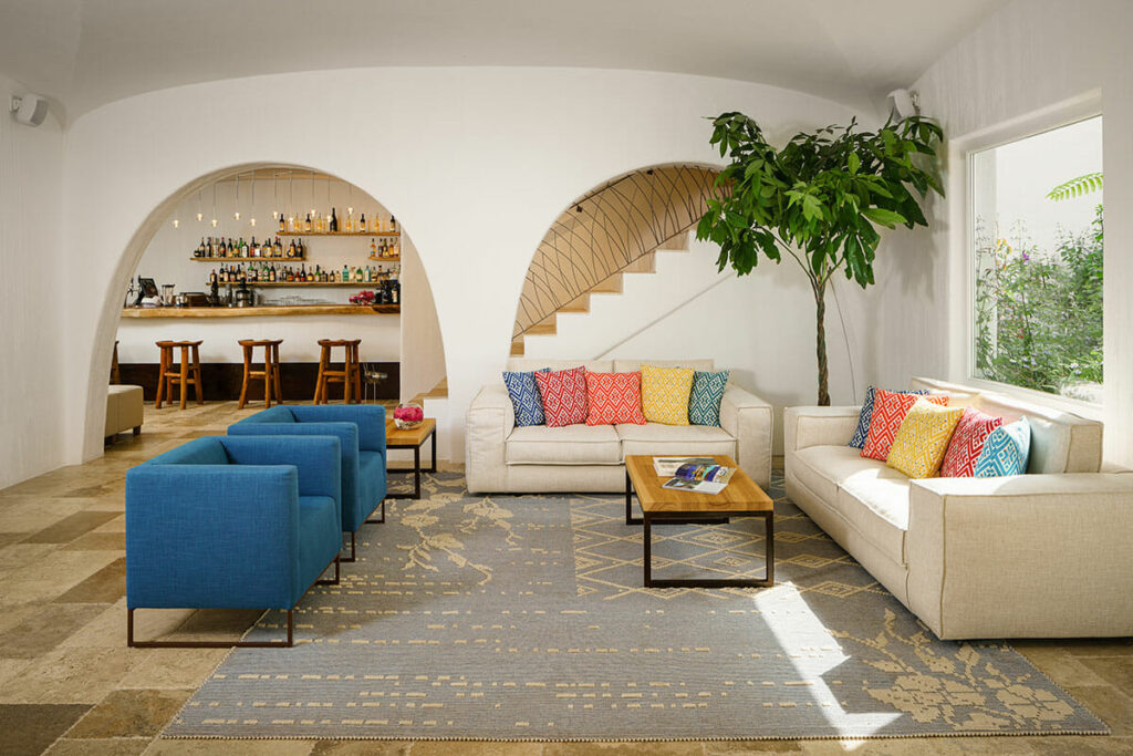 Sant'Efis Hotel luxury hall interior design Pula