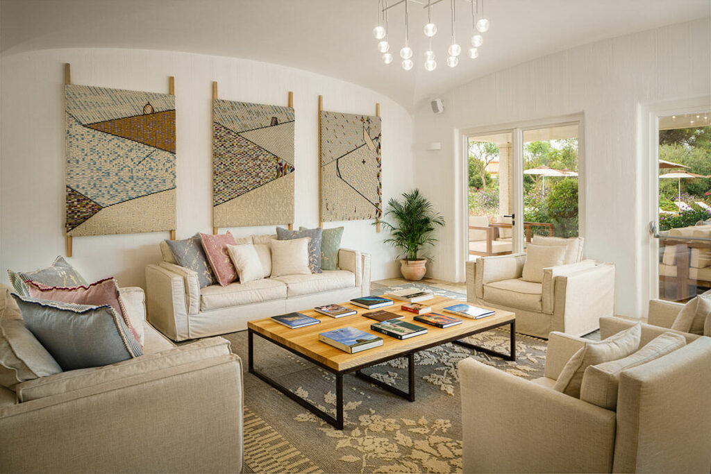 Luxus-Lobby und Design-Interieur Sant'Efis Hotel Pula