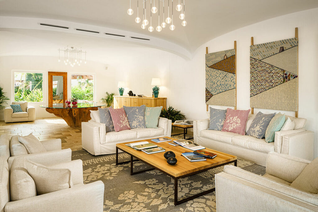 Luxus-Lobby und Design-Interieur Sant'Efis Hotel Pula