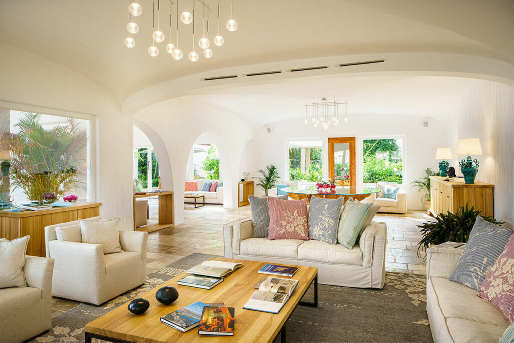 Luxus-Lobby und Design-Interieur Sant'Efis Hotel Pula